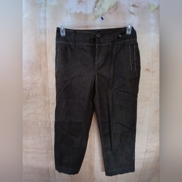 Cato Pants - Cato Women's Dark Brown Capris